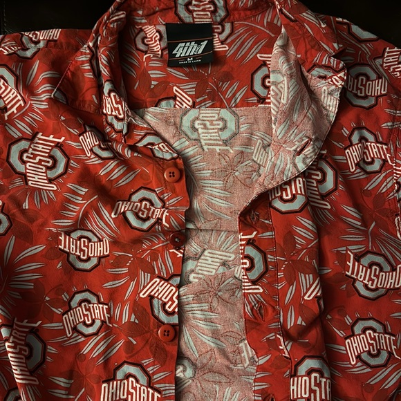 Ohio state men’s medium button up shirt RARE - Picture 2 of 3
